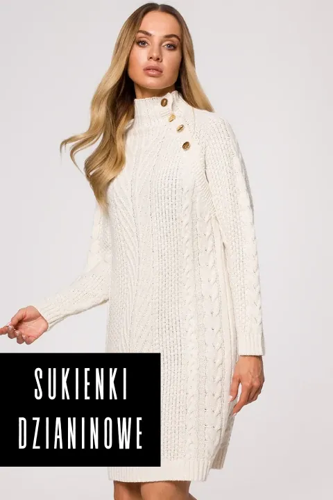 Sukienki dzianinowe 2025 | Sukienki.shop