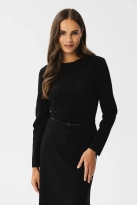 Elegancka sukienka w stylu retro czarna