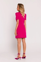 Elegancka sukienka mini fuksja