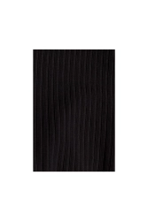 Sukienka dzianinowa midi z golfem dopasowana czarna tuba 