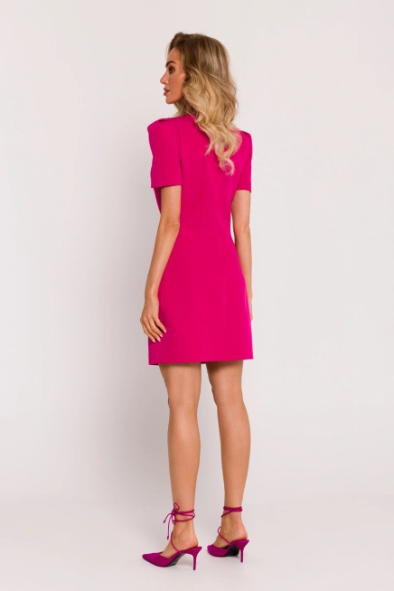 Elegancka sukienka mini fuksja
