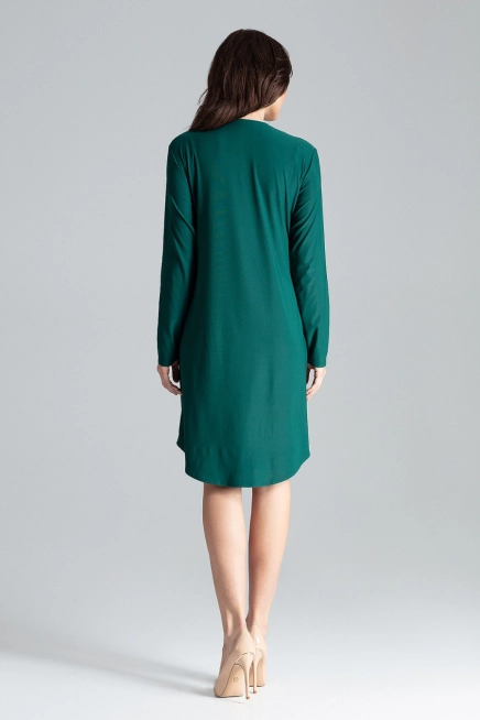 Sukienka koszulowa szmizjerka z wiązaniem w pasie